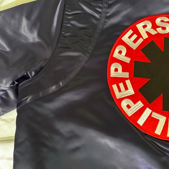 Red Hot Chili Peppers Satin Bomber Jacket - Picture 2 of 9